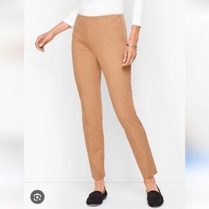 Talbots Classic Side Zip Beige Pants Size 2 Petite